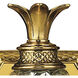 Plantation 3 Light 21 inch Burnished Brass Vanity Light Wall Light
