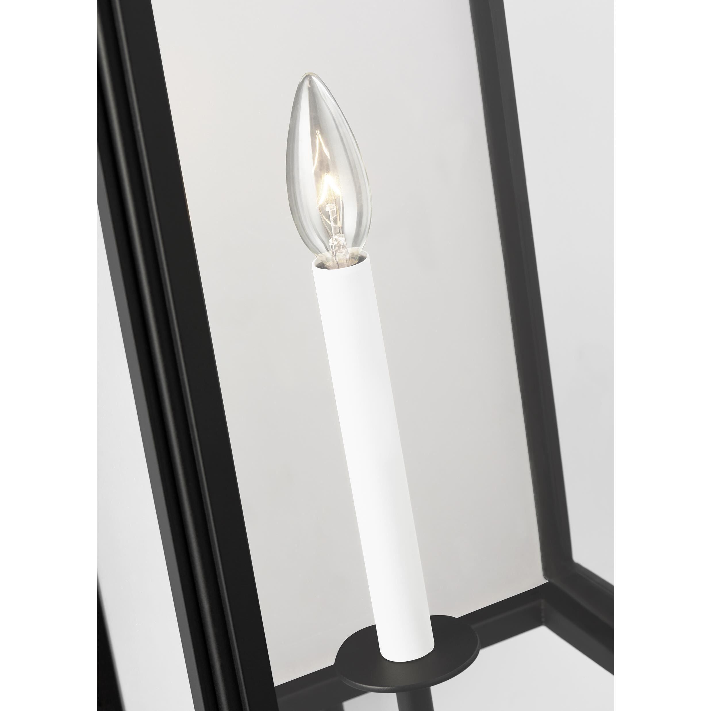 Edgar 1 Light 23.75 inch Textured Black Outdoor Wall Lantern