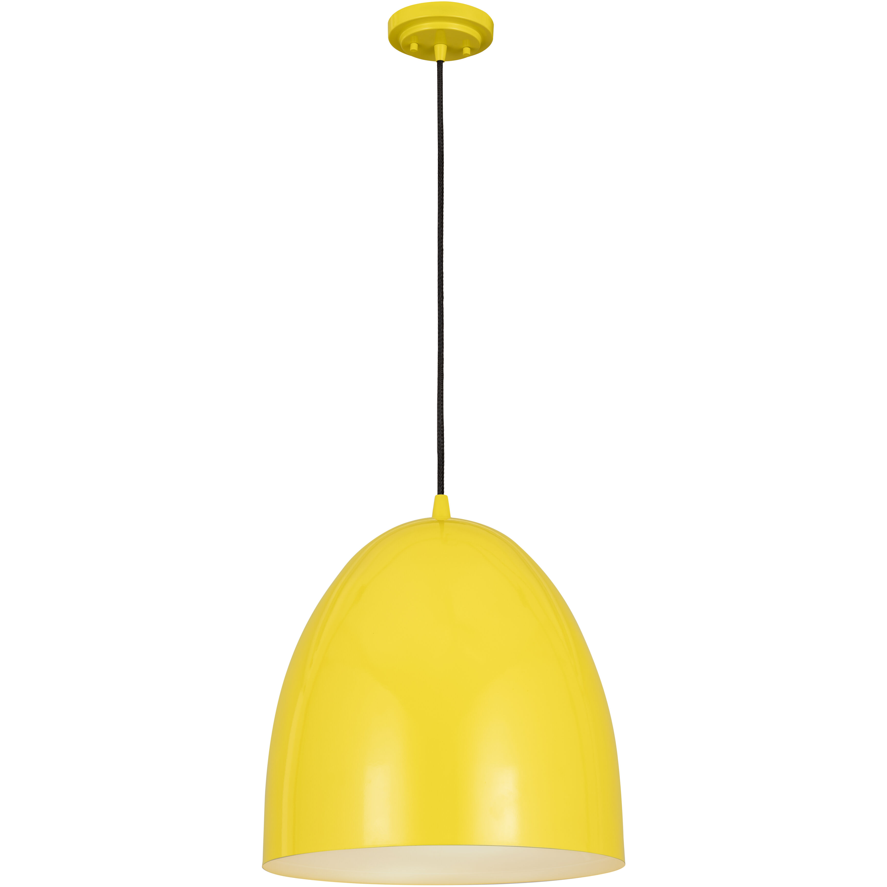 Z-Studio 3 Light 19 inch Yellow Pendant Ceiling Light