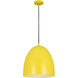 Z-Studio 3 Light 19 inch Yellow Pendant Ceiling Light