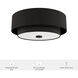 Brookside 2 Light 13.25 inch Matte Black Flush Mount Ceiling Light, Medium