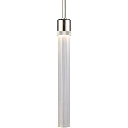 Zigrina 1 Light 5.13 inch Polished Nickel Pendant Ceiling Light