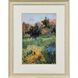 Walk This Way Green and Blue and Yellow Framed Art