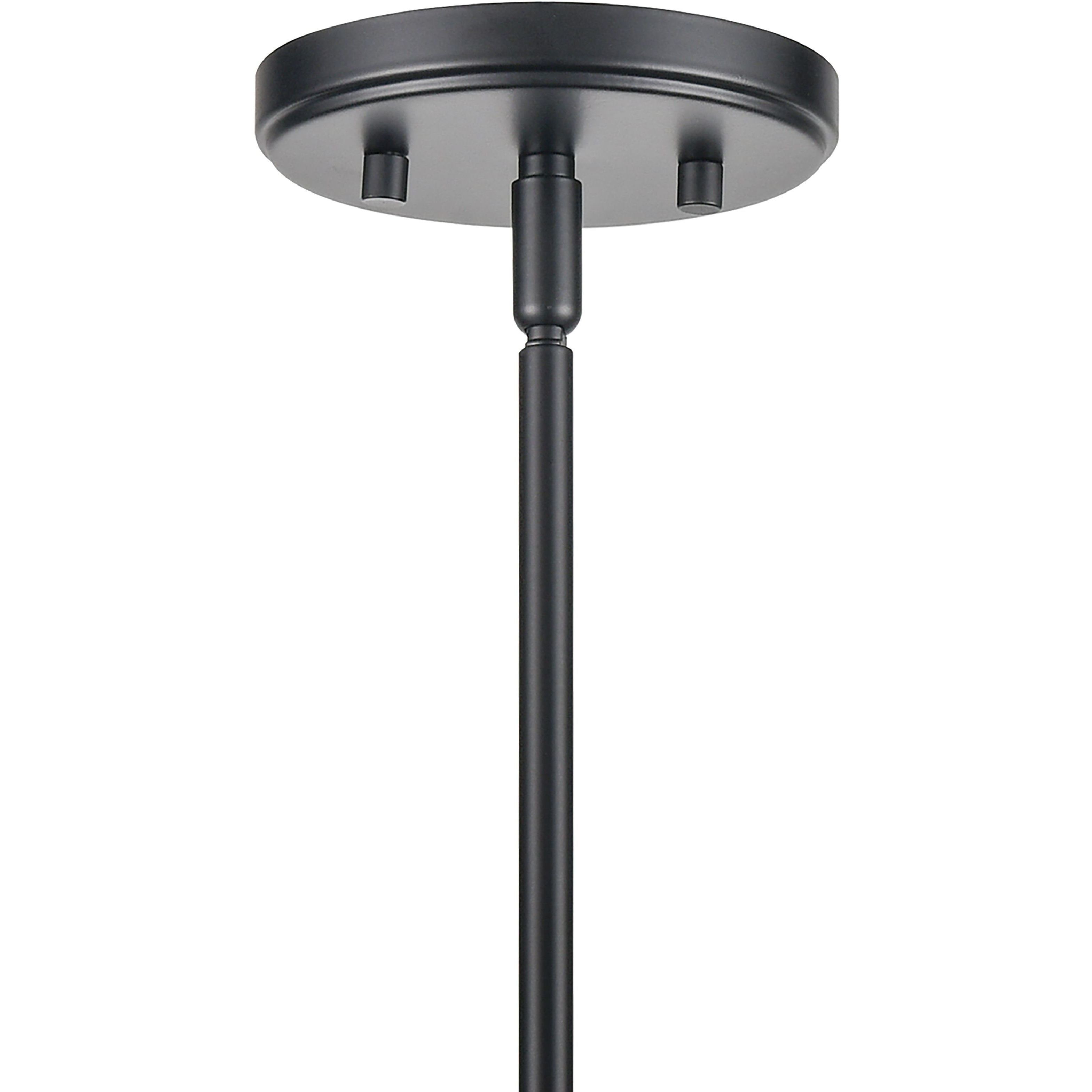 Saginaw 6 Light 18 inch Matte Black Chandelier Ceiling Light