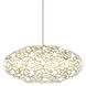 Coral LED 30.88 inch Gold Chandelier Ceiling Light