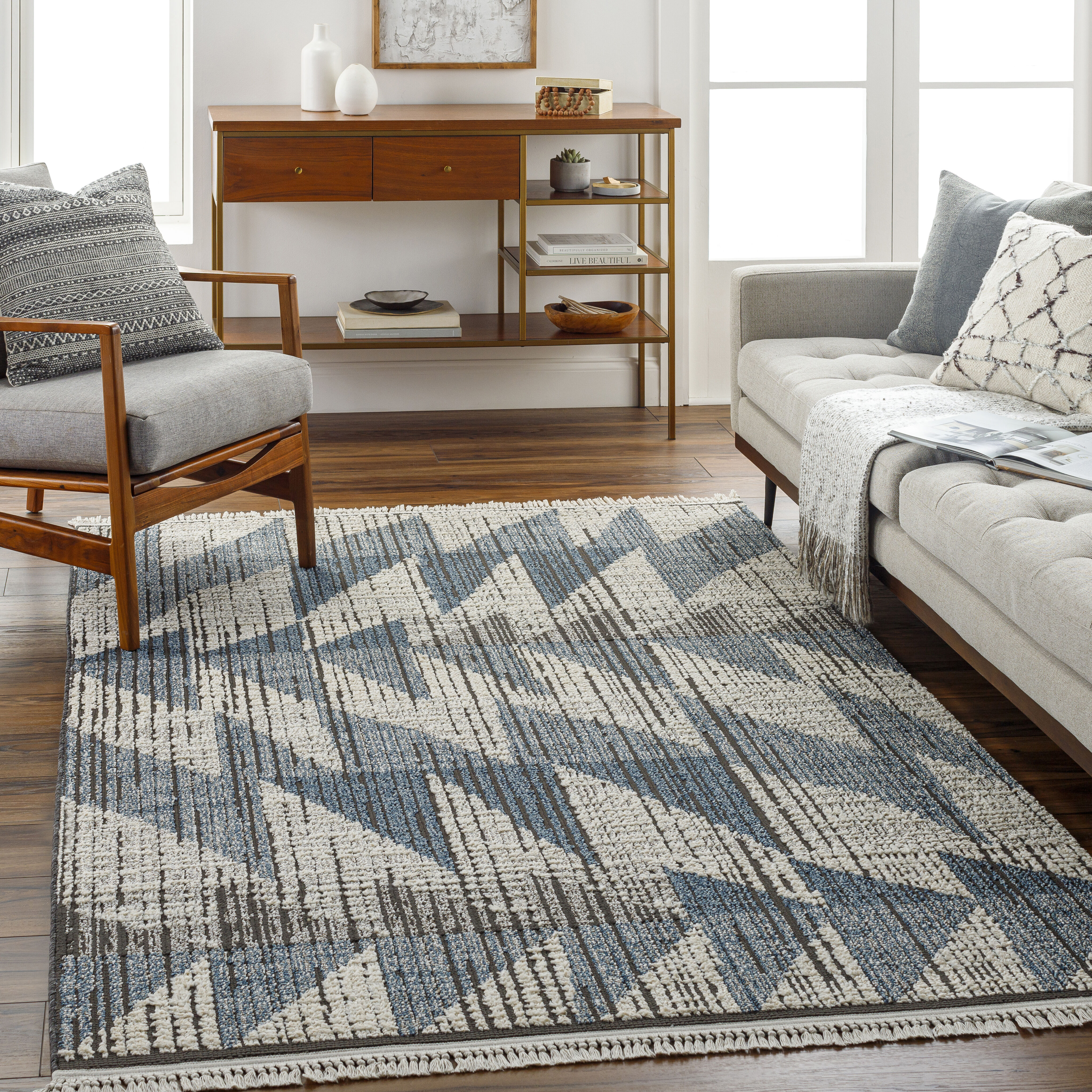 Berlin 87 X 31 inch Taupe Rug
