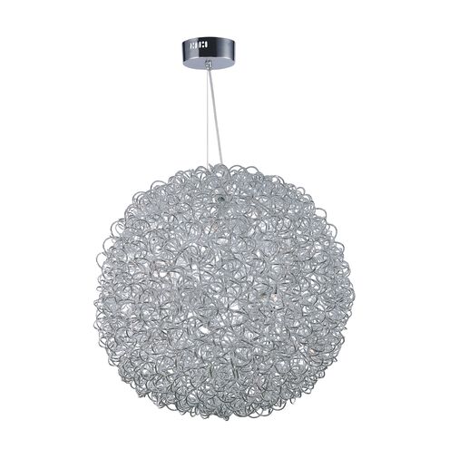 Romulus LED 31.5 inch Polished Chrome Single Pendant Ceiling Light