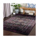 Mumbai 67 X 47 inch Dark Purple/Bright Pink/Aqua/Sky Blue/Lime Rugs, Rectangle