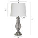 Cameron 32 inch 150.00 watt Smoke Grey Table Lamp Portable Light