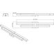 Zane LED 32 inch Modern Gold Vanity Wall Light