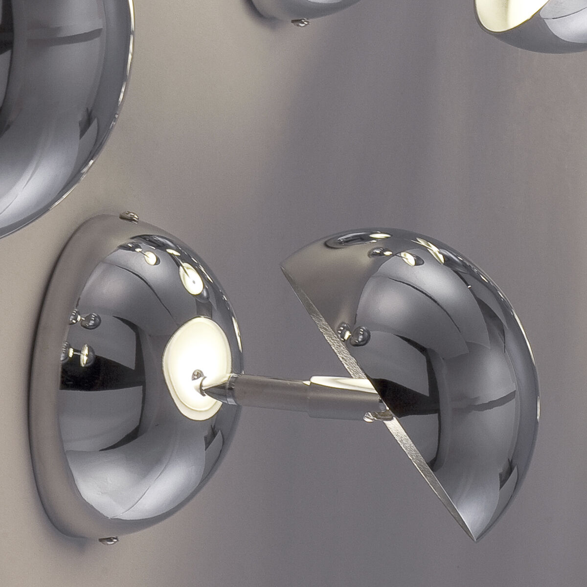 Noble LED 5 inch Chrome Flush Mount Ceiling Light