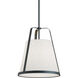 Lizzette LED 18 inch Black Pendant Ceiling Light