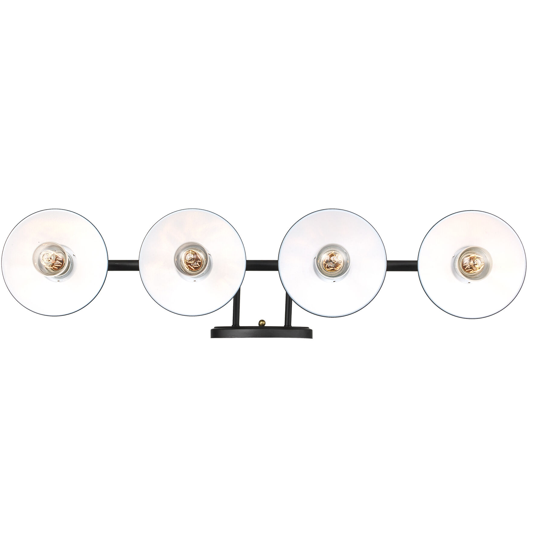 Griswald 4 Light 34 inch Rubbed Oil Bronze Vanity Bar Wall Light