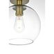 Baxter 1 Light 10 inch Satin Gold Flush Mount Ceiling Light