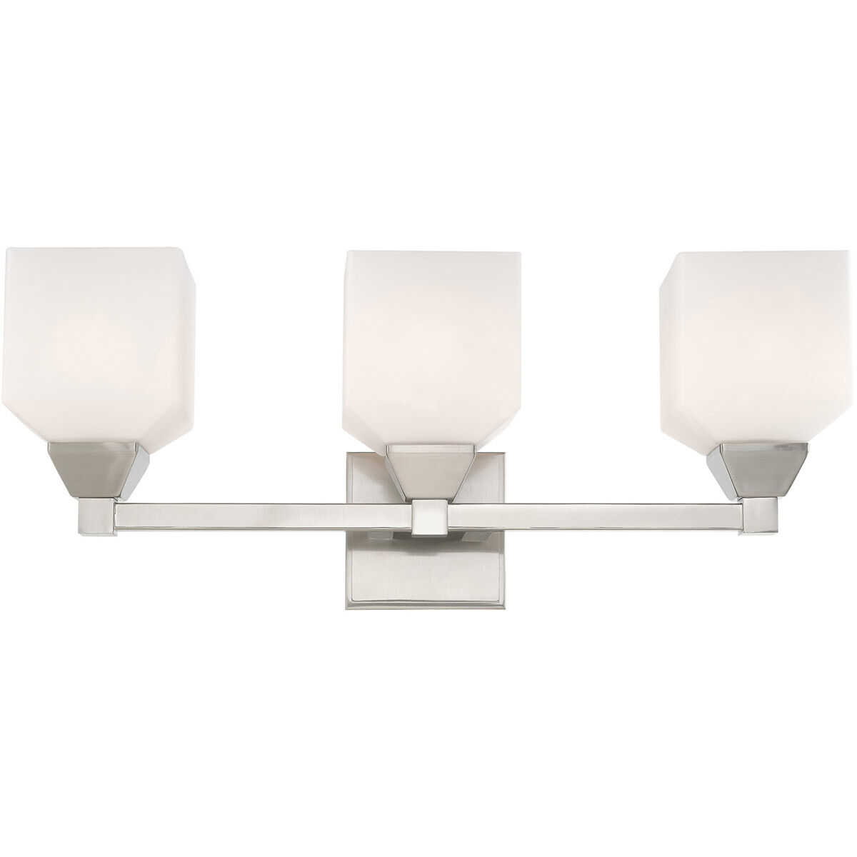 Aragon 3 Light 23 inch Brushed Nickel Bath Vanity Wall Light