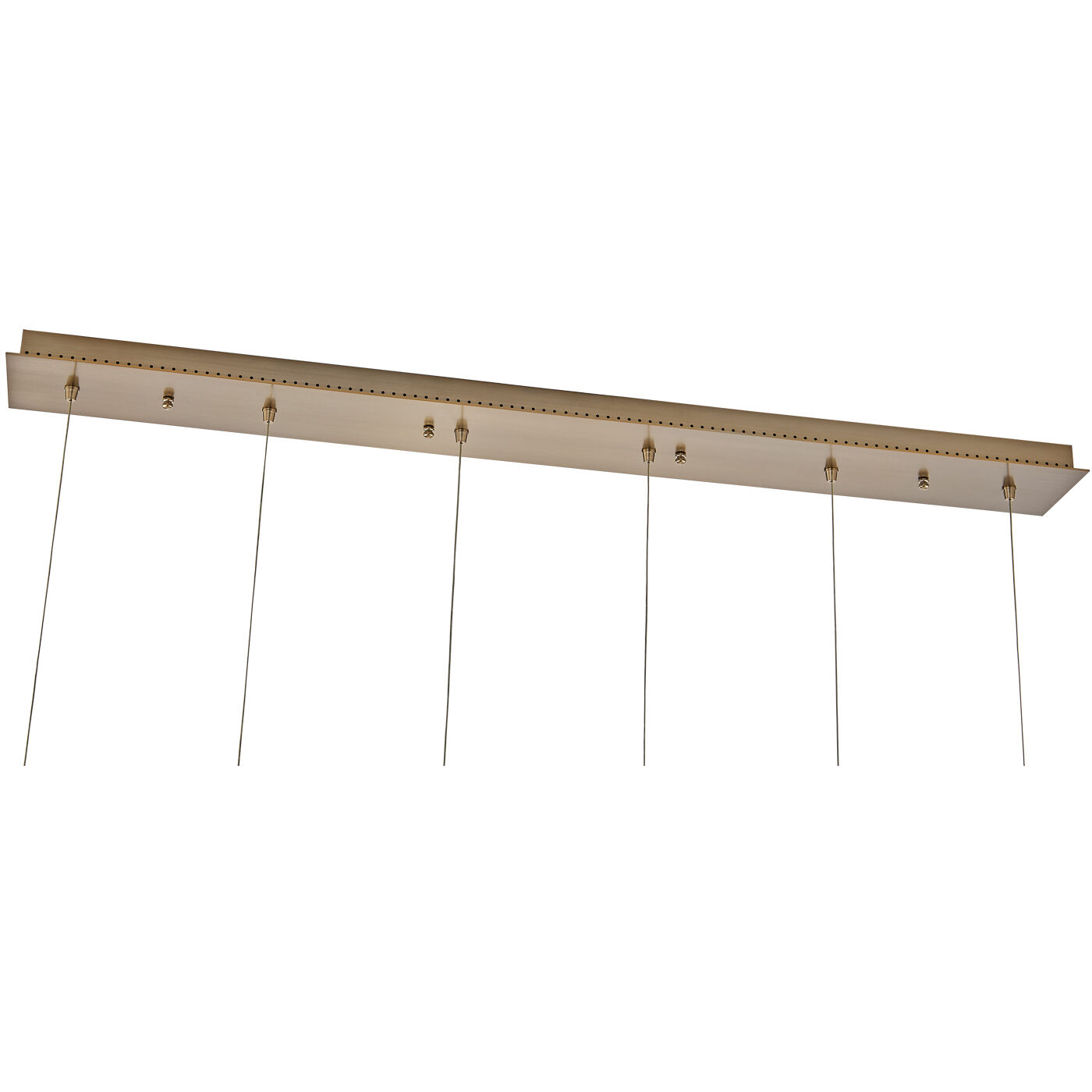 Kiriko LED 5.5 inch Winter Brass Linear Pendant Ceiling Light
