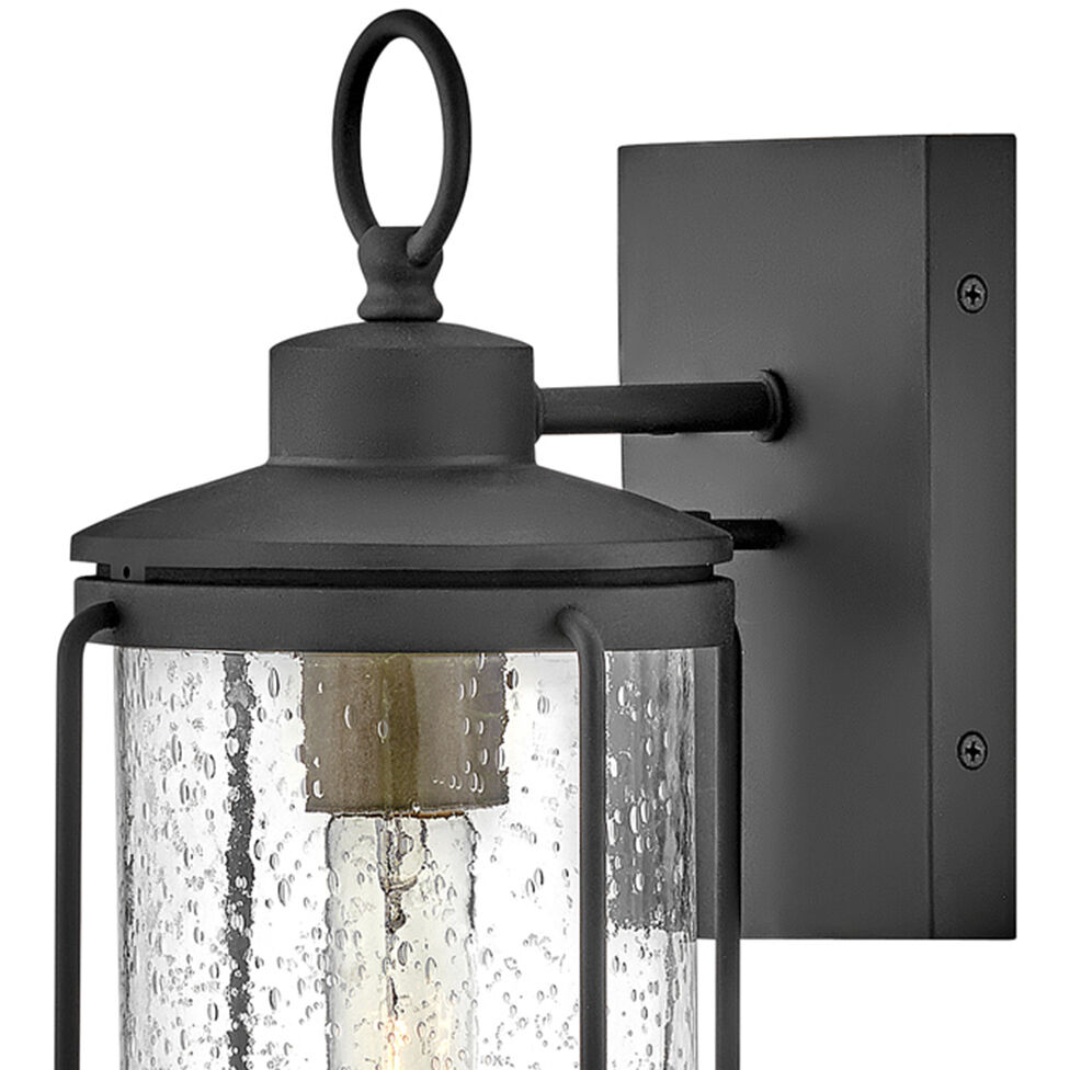 Moby LED 14.5 inch Museum Black Outdoor Wall Mount