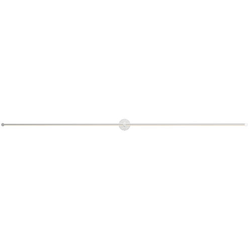 Purolinear 360 LED 97 inch Satin Chrome ADA Wall Bar Light Wall Light