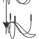 Tirrell 15 Light 45 inch Antique Black Chandelier Ceiling Light, Medium