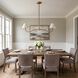 C&M by Chapman & Myers Laguna 2 Light 51.5 inch Burnished Brass Linear Chandelier Ceiling Light