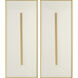 Golden Gold Wall Art, Set of 2