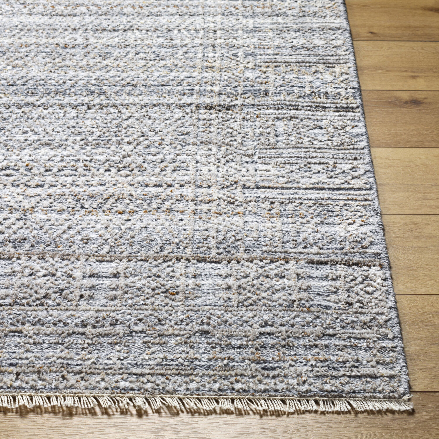 Pompei 108 X 72 inch Grey Rug, Rectangle