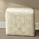 Ottoman 18 inch Cream Ottoman