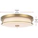 Kolson 1 Light 16 inch Satin Gold Flush Mount Ceiling Light