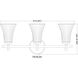 Belle 3 Light 24 inch Brushed Nickel Bath Vanity Light Wall Light