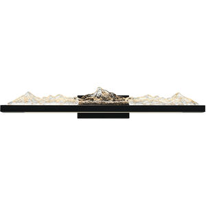 Himalayas LED 36 inch Black Vanity Light Wall Light