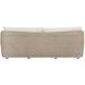Sunset Oatmeal Wicker and Oyster White Fabric Outdoor Sofa
