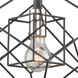Artistry LED 9.75 inch Matte Black and Polished Nickel Pendant Ceiling Light