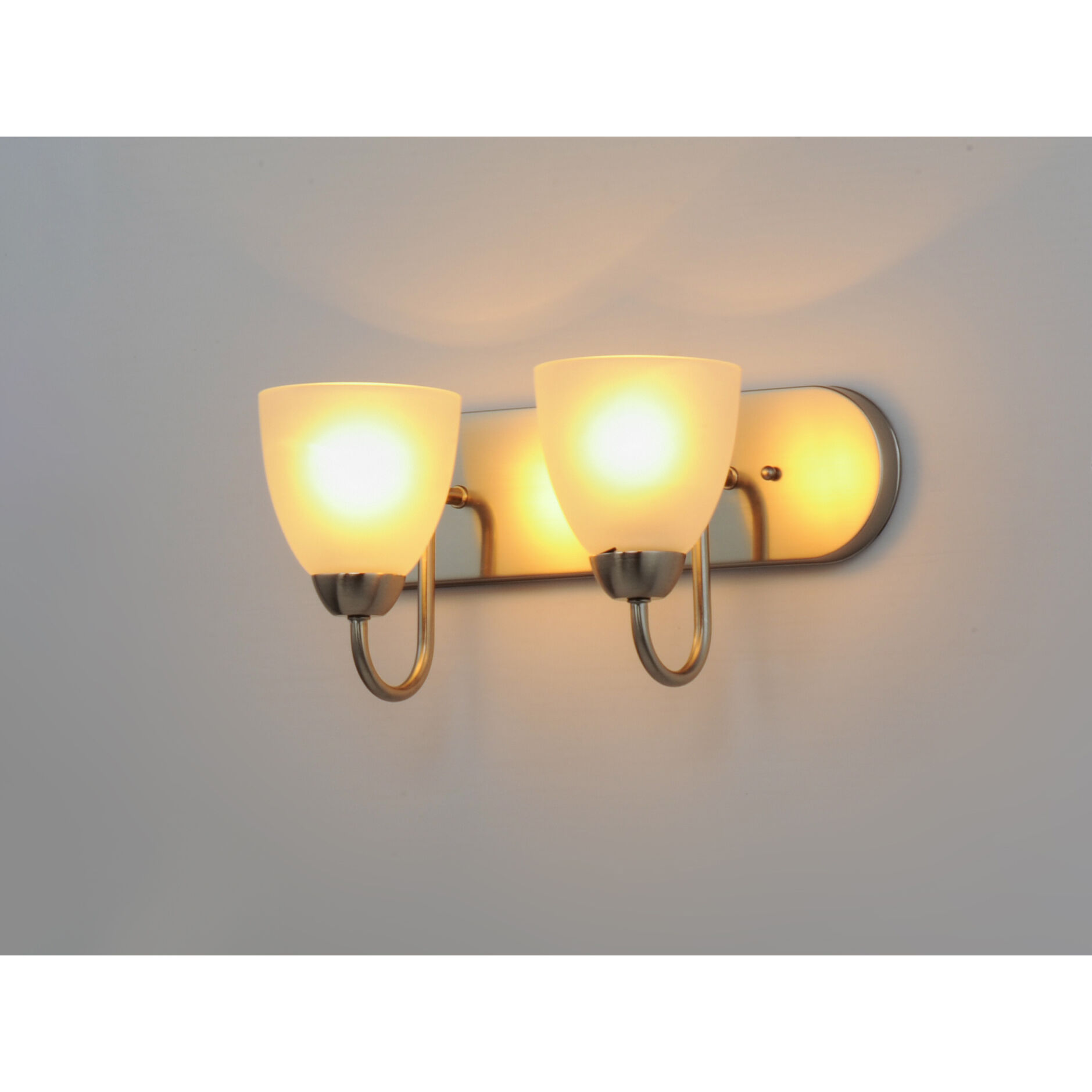 Axis 2 Light 18 inch Satin Nickel Bath Vanity Wall Light