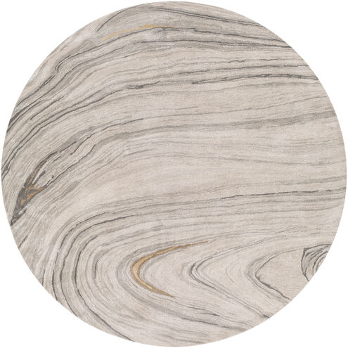 Kavita 120 X 120 inch Medium Gray Rug in 10 Ft Round, Round