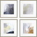 Nightscape Blue and Orange and Multi and Neutral Framed Art