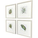 Palm Springs Leaves Green and Red and Pink and Purple Framed Art, Propac