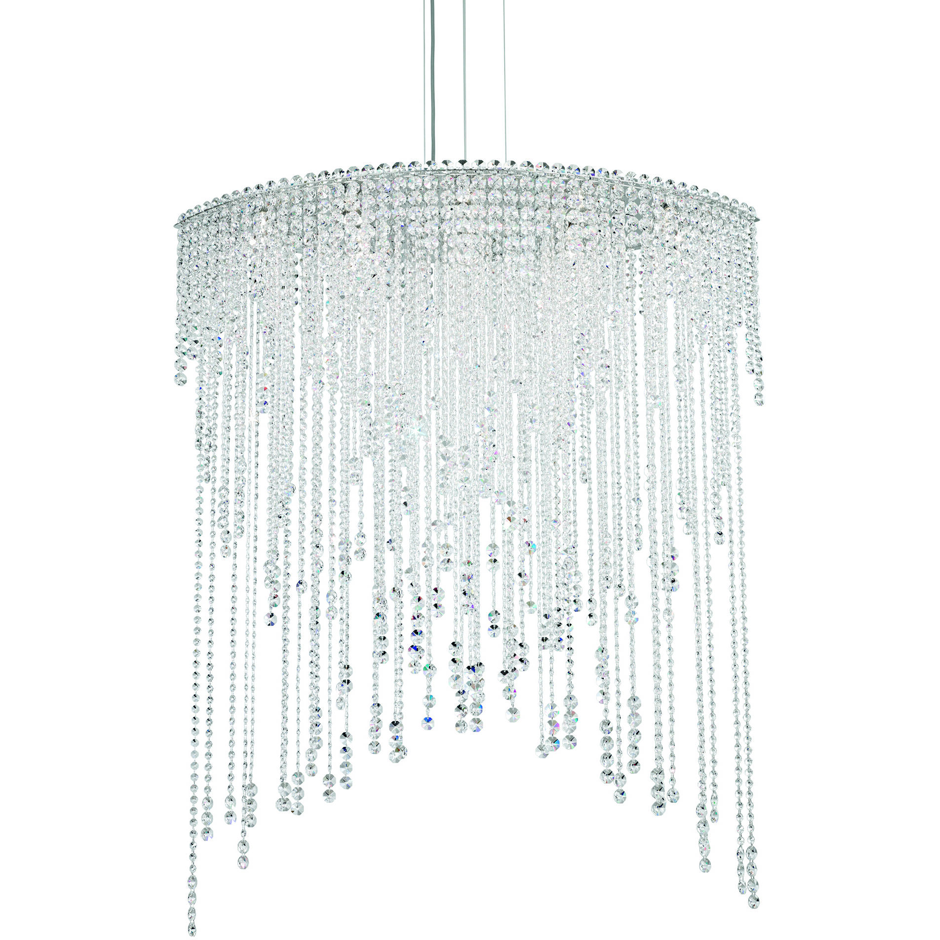 Chantant 8 Light 22 inch Polished Stainless Steel Pendant Ceiling Light in Radiance