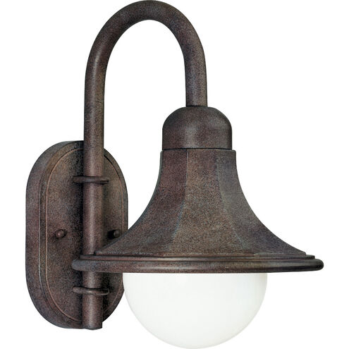 Die-Cast Shade 1 Light 12 inch Cobblestone Outdoor Wall Lantern
