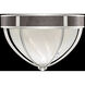 Mirage 3 Light 18.75 inch Silver Flush Mount Ceiling Light