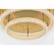 Bowen 2 Light 33.5 inch Satin Gold Flush Mount Ceiling Light