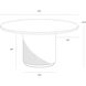 Cataldi 59 X 59 inch Polished / Brown Dining Table
