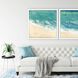 Waterside Collection Blue Framed Art