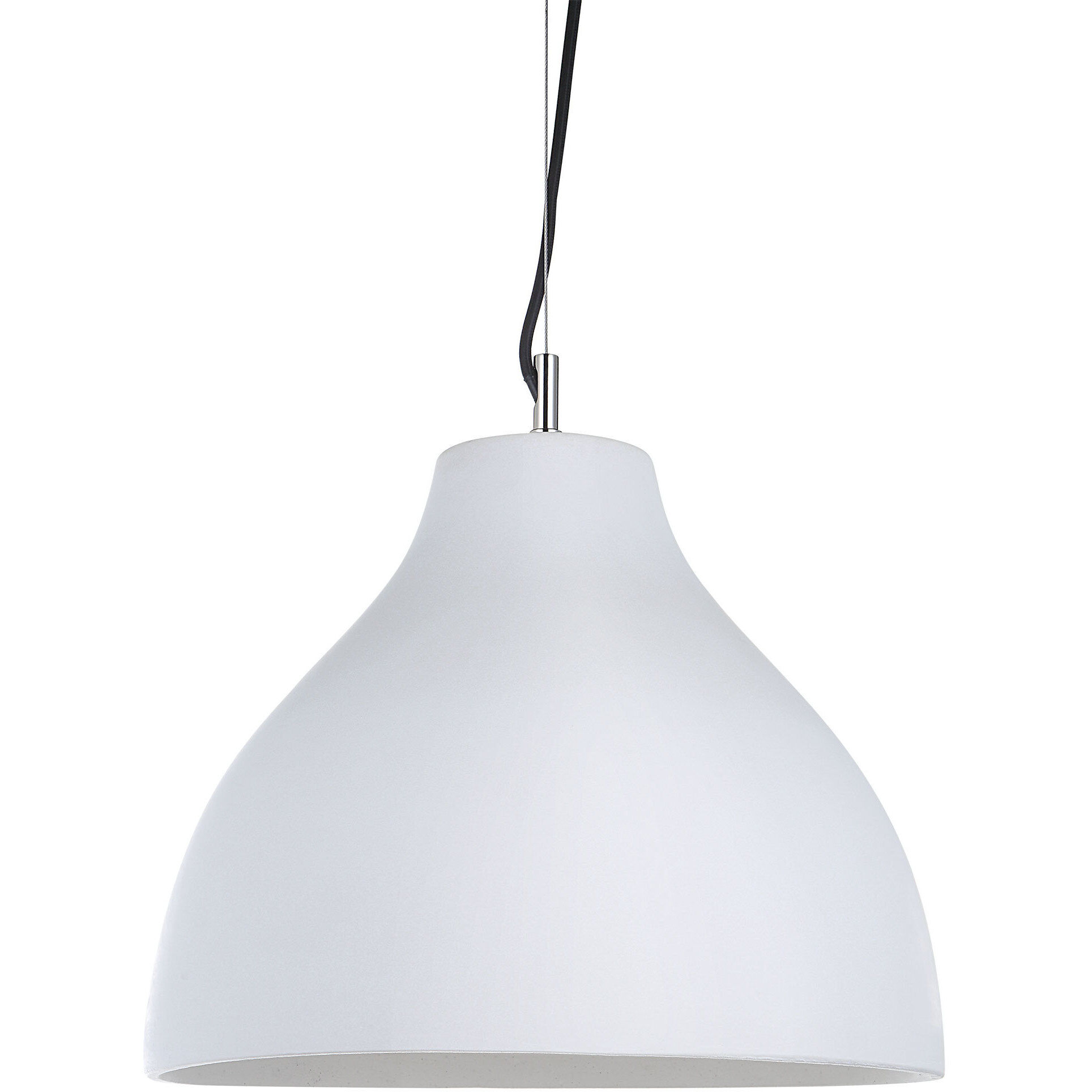 Fallbrook 1 Light 15 inch White Pendant Ceiling Light