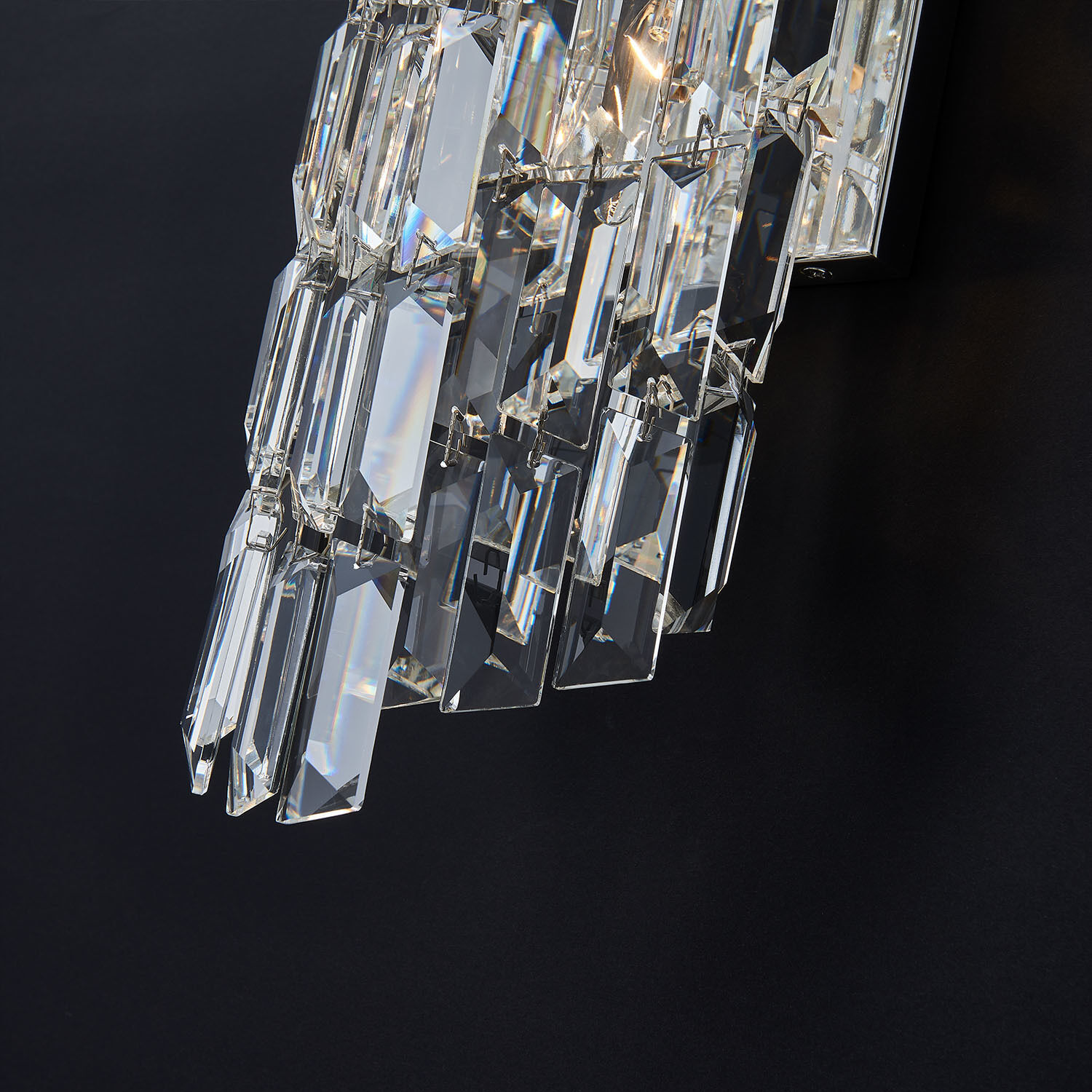 Vortice Wall Sconce Wall Light in Polished Silver