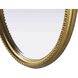 Naomi 25.6 X 24 inch Antique Brass Mirror