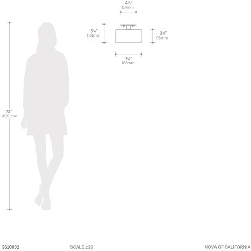 Tambo LED 10 inch Natural Ash and Weathered Brass Semi-Flush Mount Ceiling Light