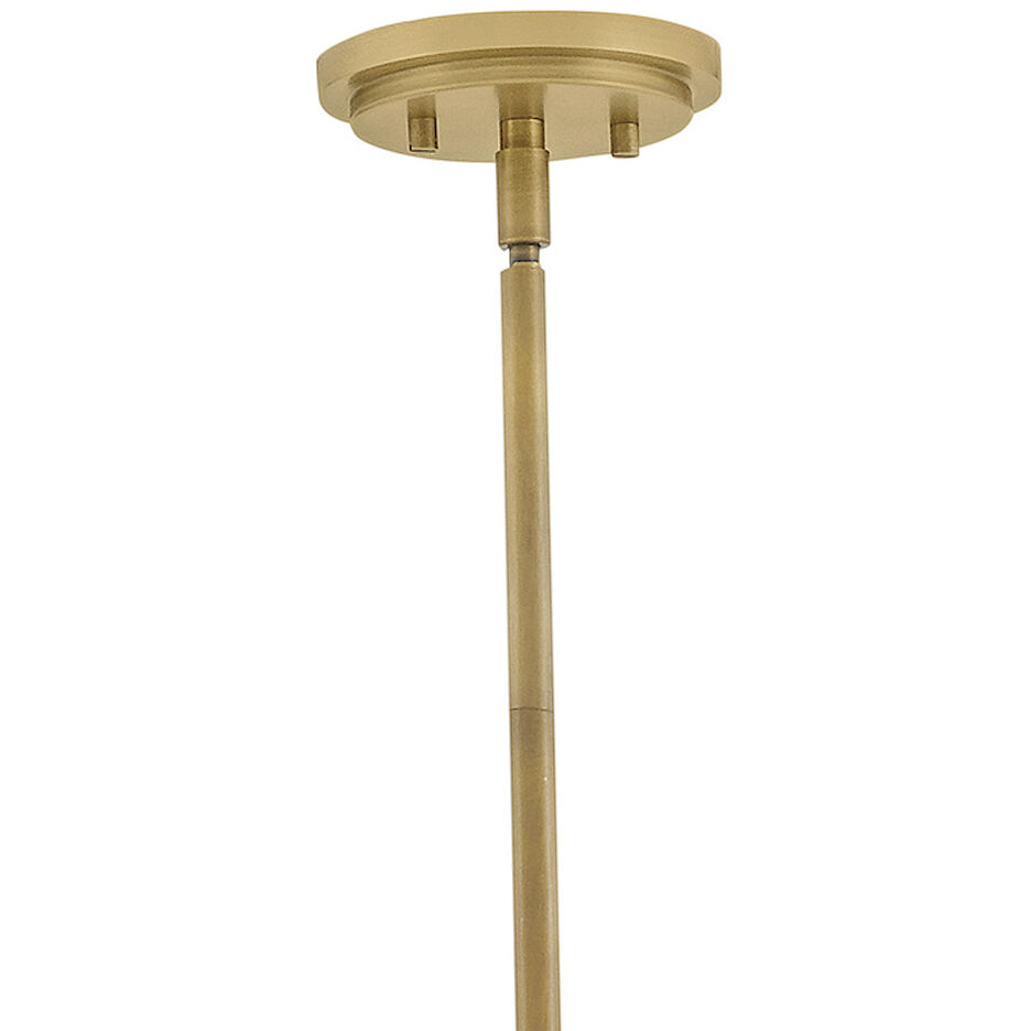 Ryden 6 Light 28 inch Heritage Brass Chandelier Ceiling Light