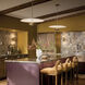Mikale LED Champagne Bronze Pendant Ceiling Light