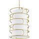 Reedley 4 Light 18 inch Vintage Gold Leaf Pendant Ceiling Light