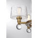Hanover 6 Light 32 inch Warm Brass Chandelier Ceiling Light, Essentials